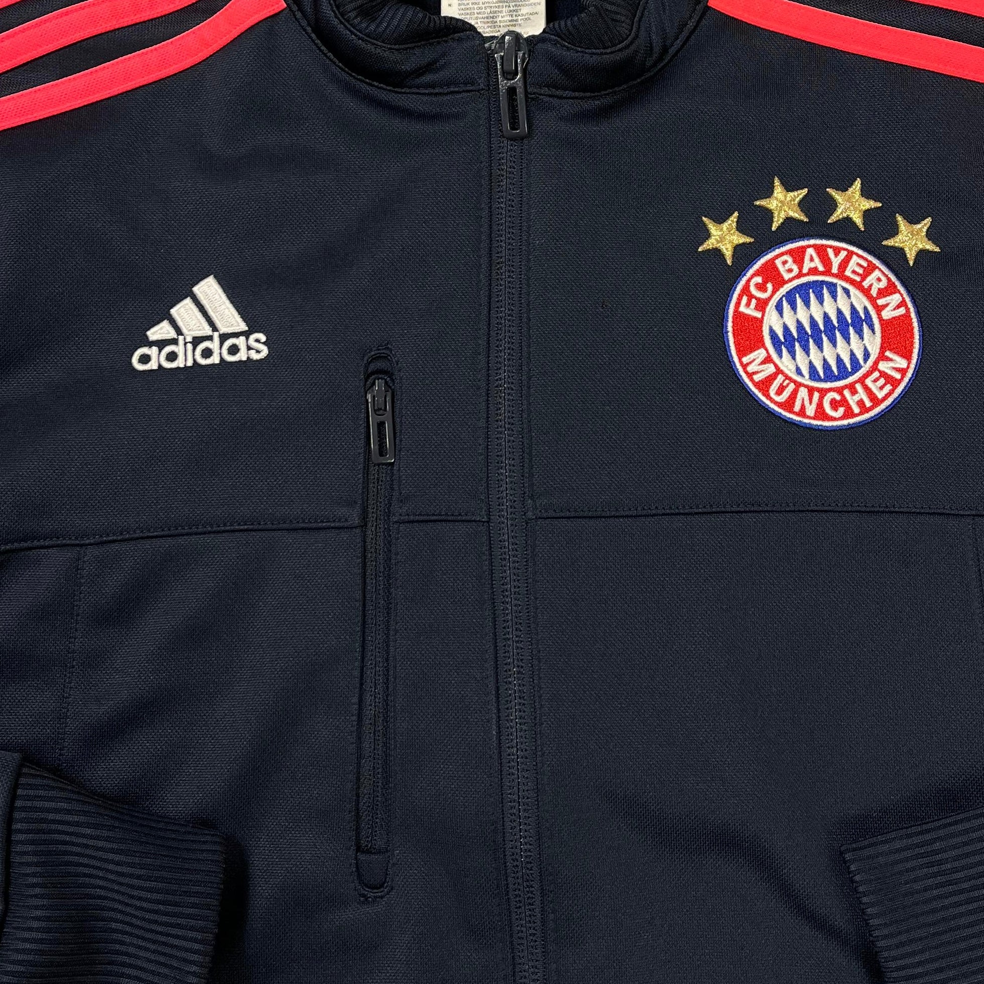 Adidas Vintage FC Bayern Trainingsjacke Blau S - Vinverse