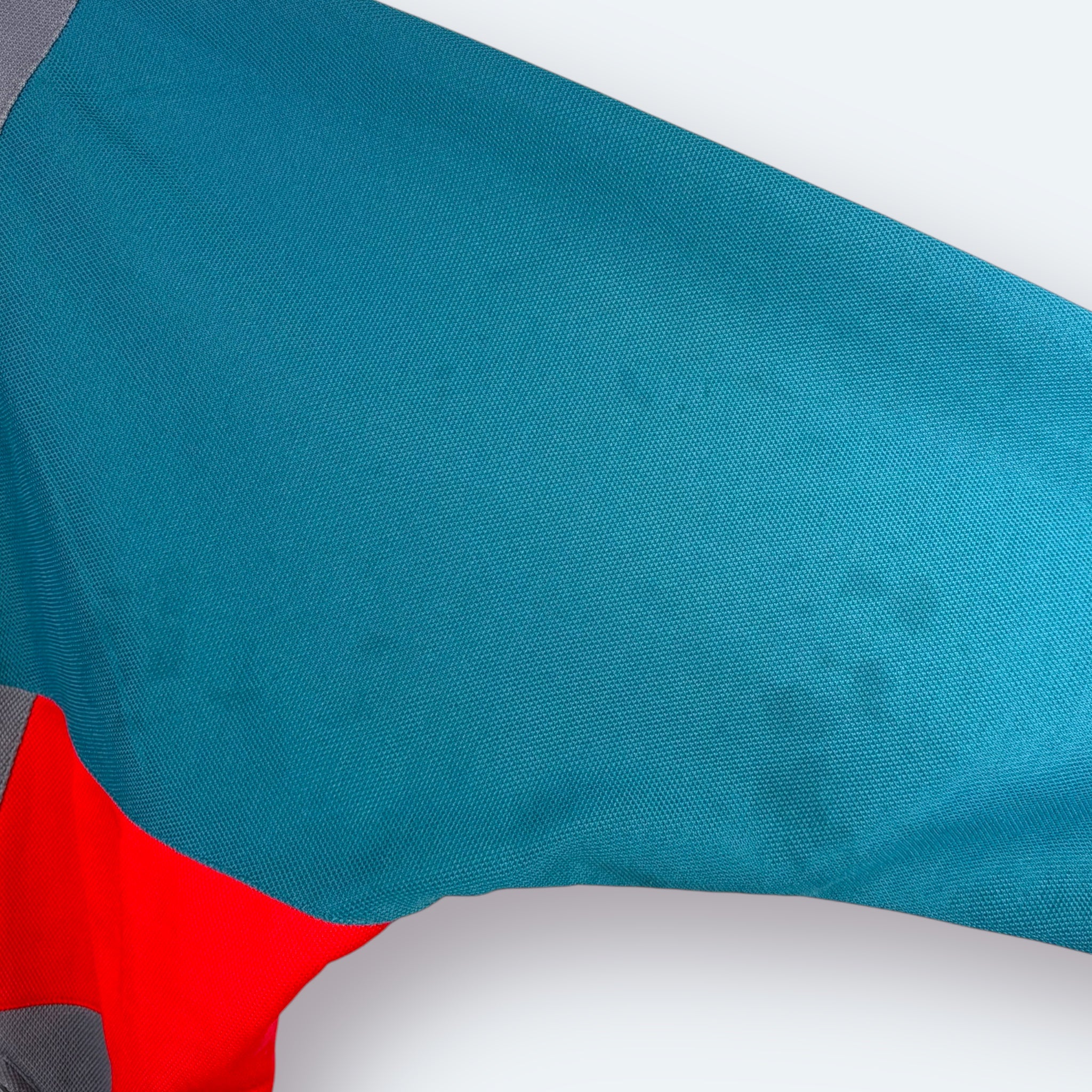 Adidas 80s Vintage Trainingsjacke Grau Türkis XL - Vinverse