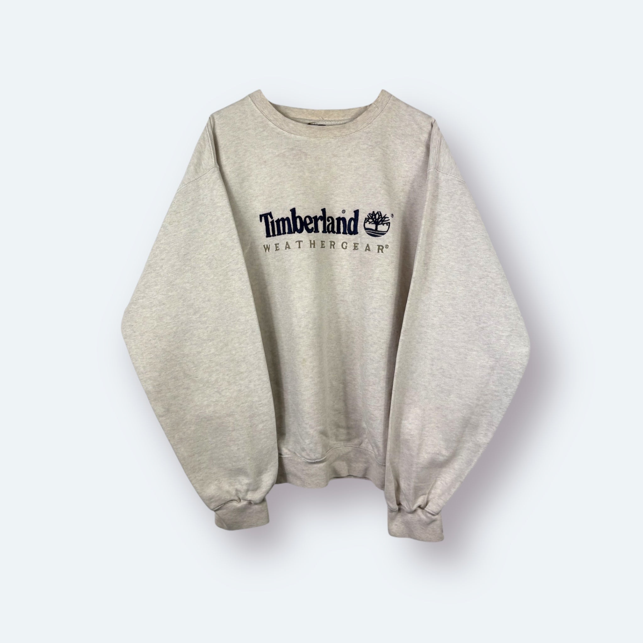 Timberland 90s Vintage Sweater Hellgrau M - Vinverse