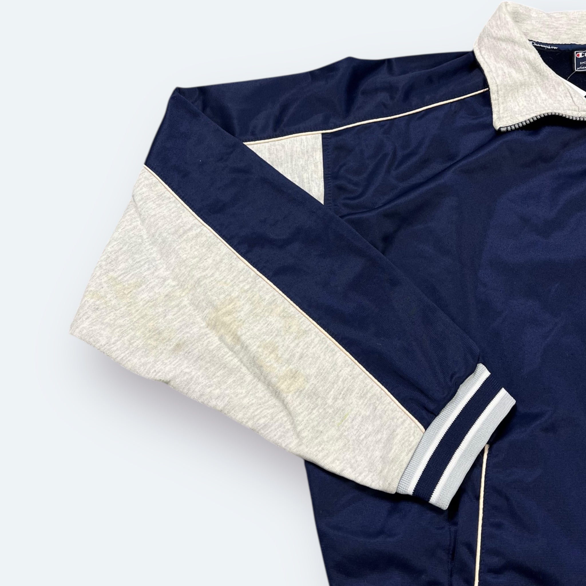 Champion Vintage Sweatjacke Blau XL - Vinverse