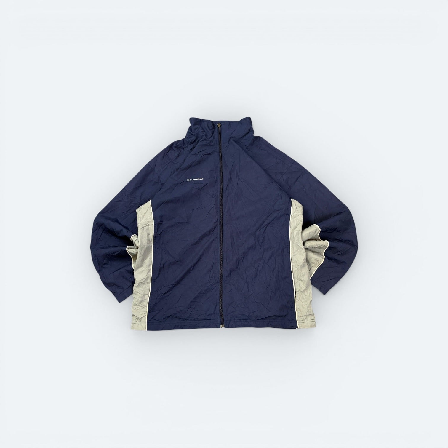 Reebok Vintage Trainingsjacke blau grau L - Vinverse