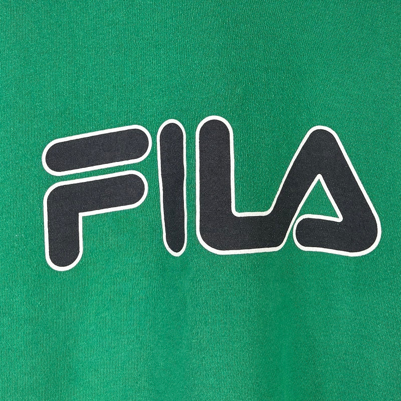 Fila Hoodie Big Logo Grün S - Vinverse
