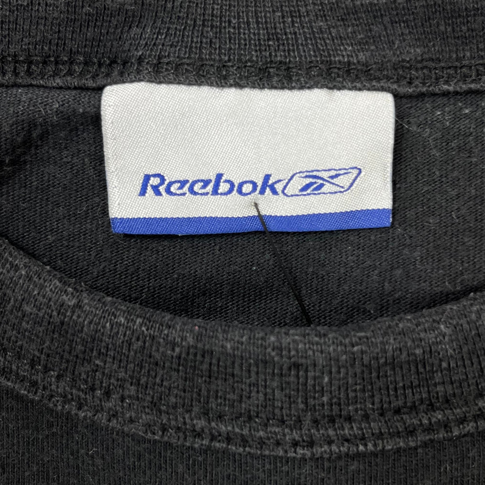Reebok Vintage T-Shirt Logo Print Schwarz L - Vinverse