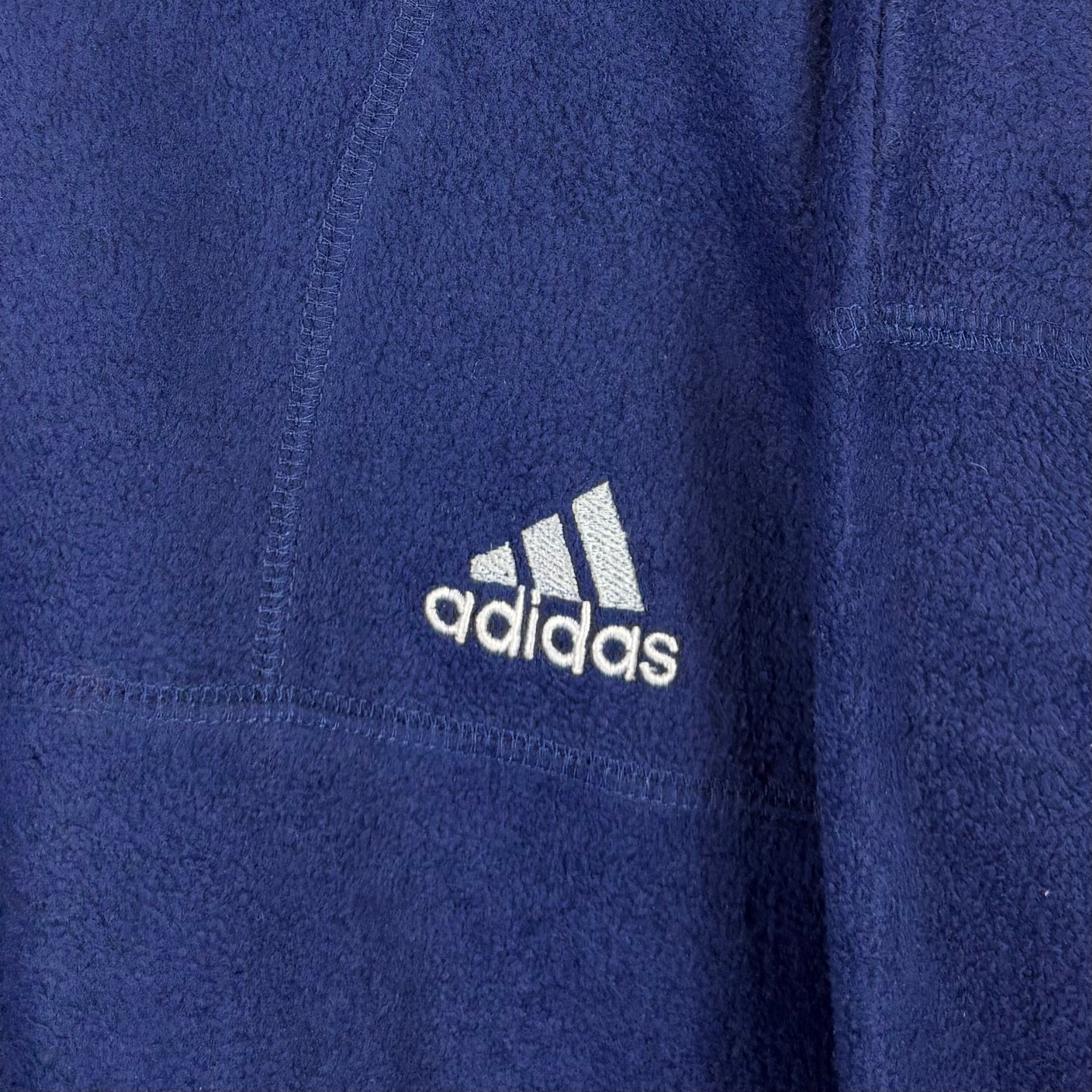 Adidas 90s Vintage Fleece Jacke Blau XL - Vinverse