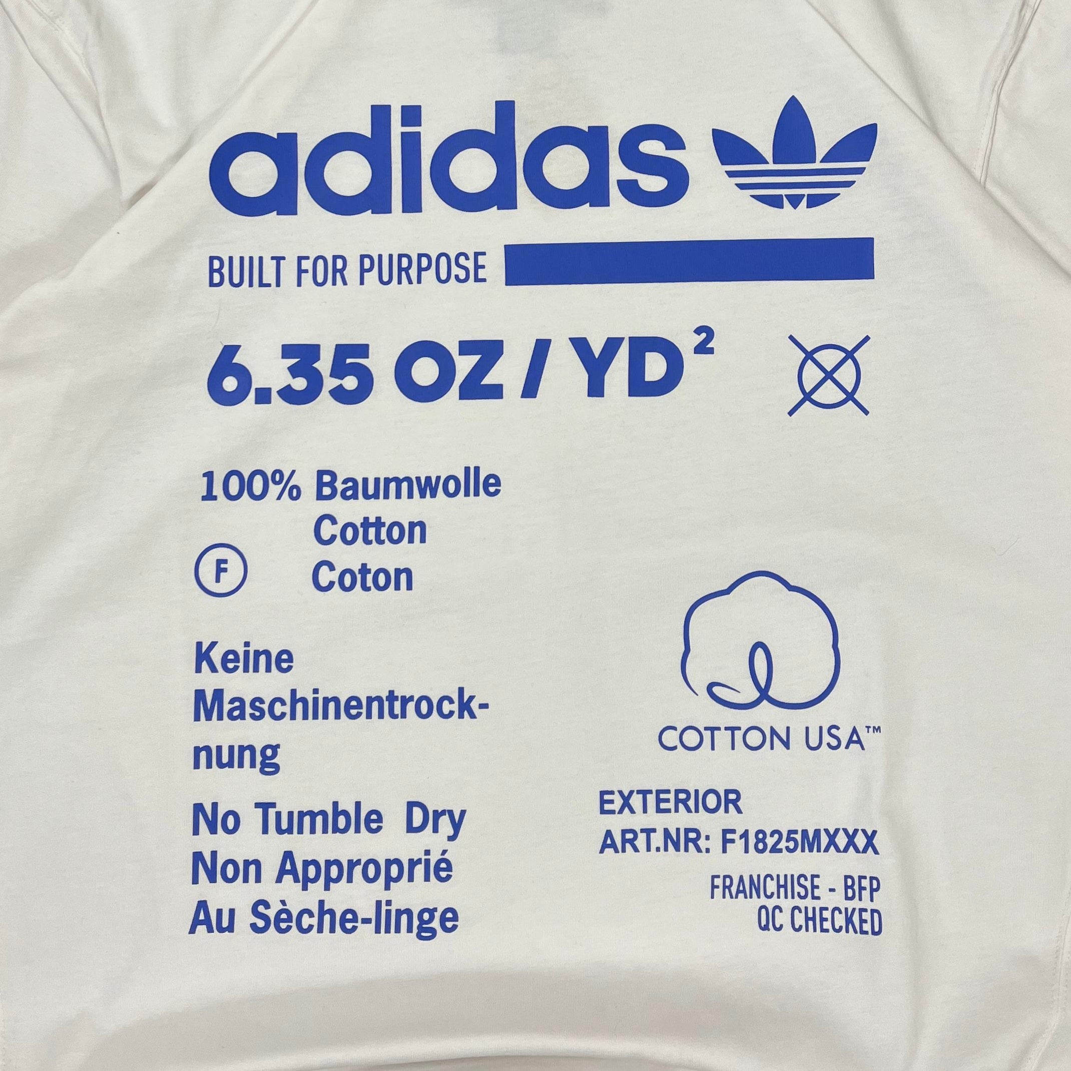Adidas Originals Shirt Print Kaval Weiß M - Vinverse
