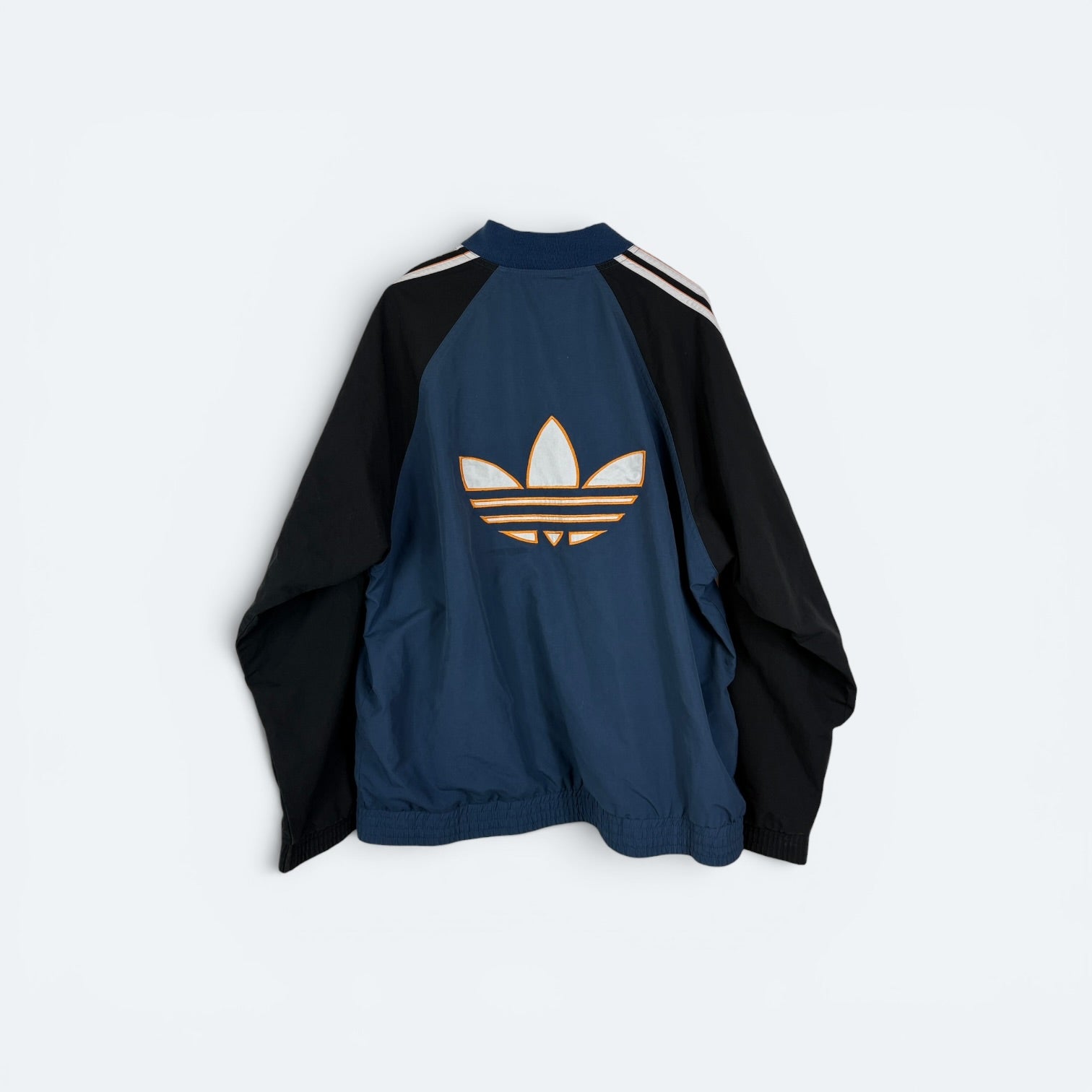 Adidas Vintage Trainingsjacke Blau Schwarz L - Vinverse