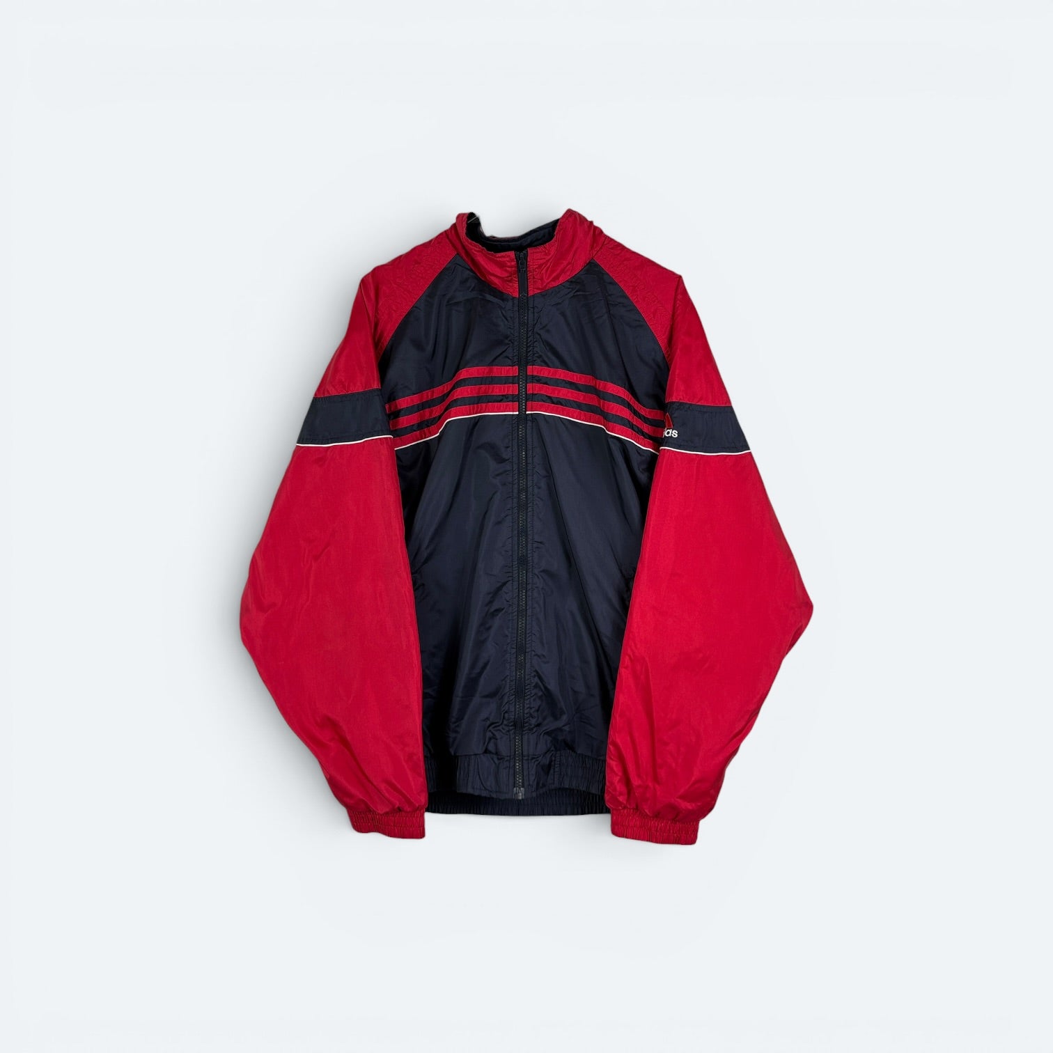 Adidas Trainingsjacke 2002 Rot Schwarz L - Vinverse