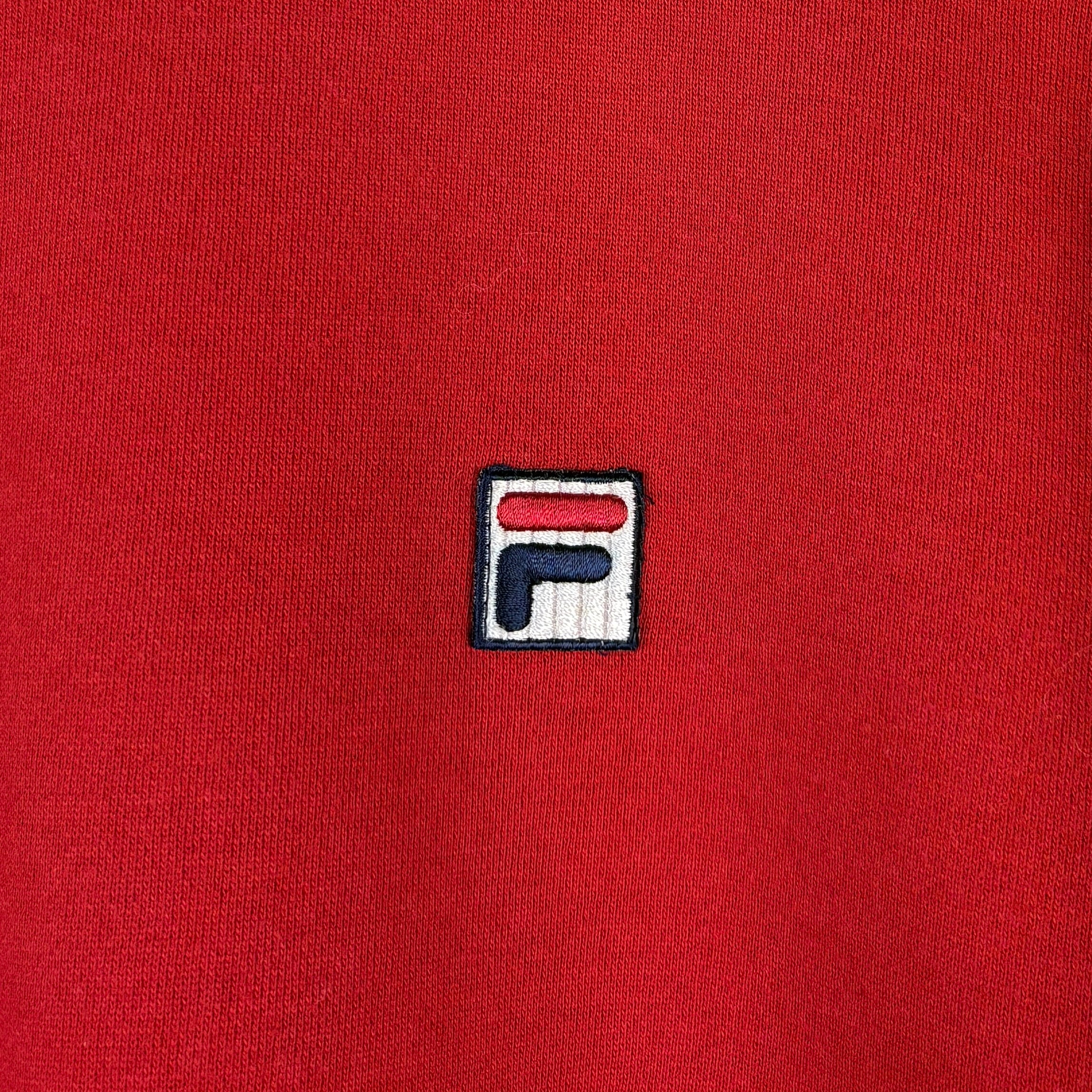 Fila 90s Vintage Sweater Rot XXL - Vinverse