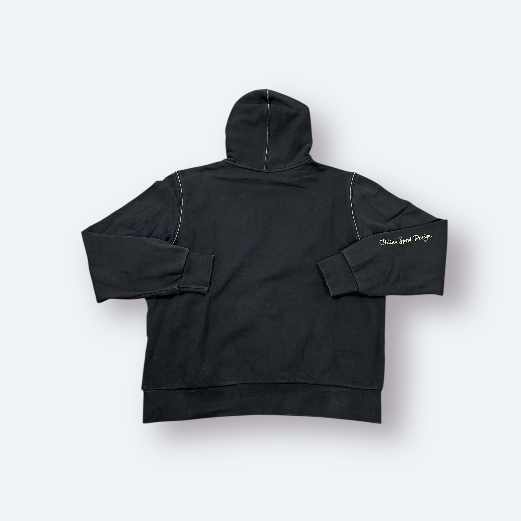 Lotto 2000s Hoodie Schwarz M - Vinverse