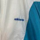 Adidas 80s Vintage Trainingsjacke Weiß Blau M - Vinverse
