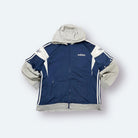 Adidas Vintage Trainingsjacke Blau Grau M (???) - Vinverse
