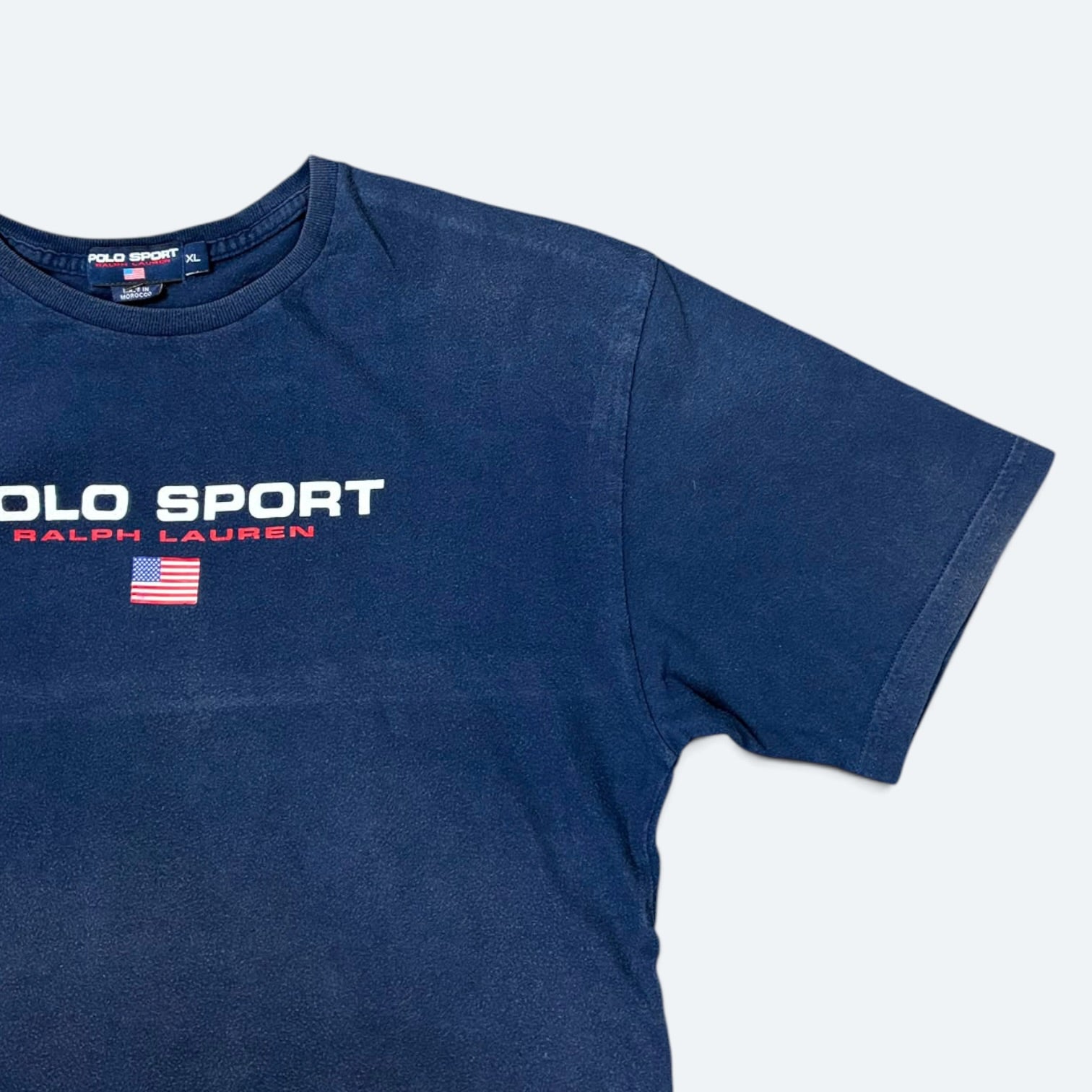Ralph Lauren Vintage T-Shirt Logo Blau XL - Vinverse