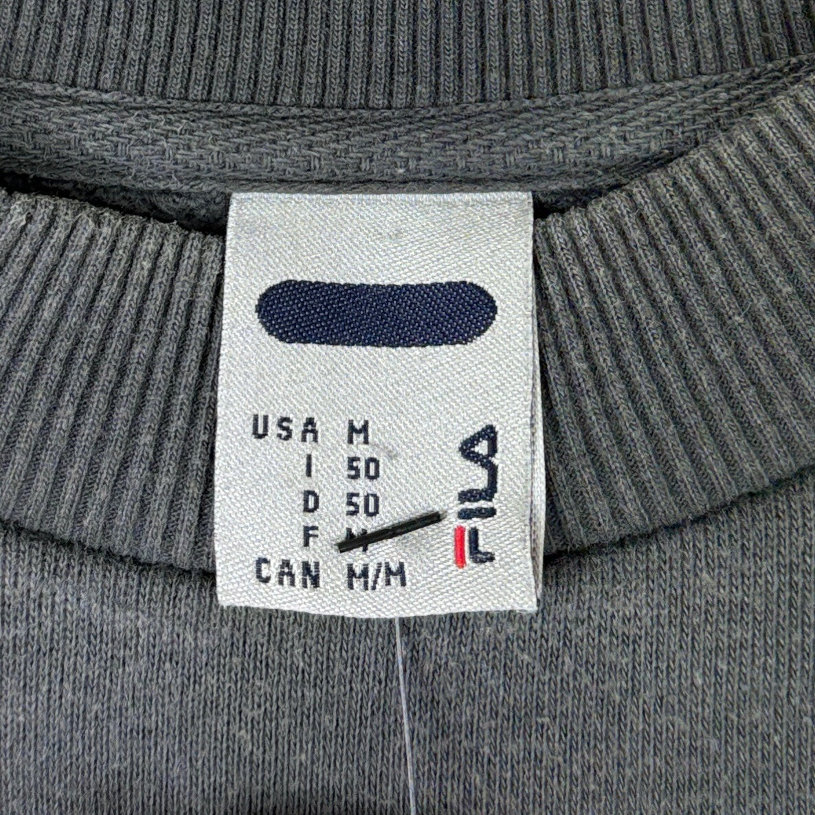 Fila Vintage Sweater Grau M - Vinverse