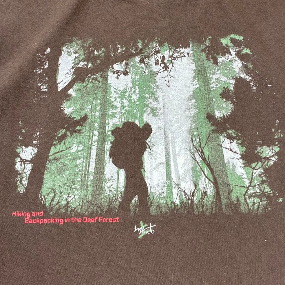 Maito Vintage T-Shirt Backprint Braun L - Vinverse