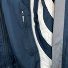 adidas Vintage Trainingsjacke Grau Blau L - Vinverse