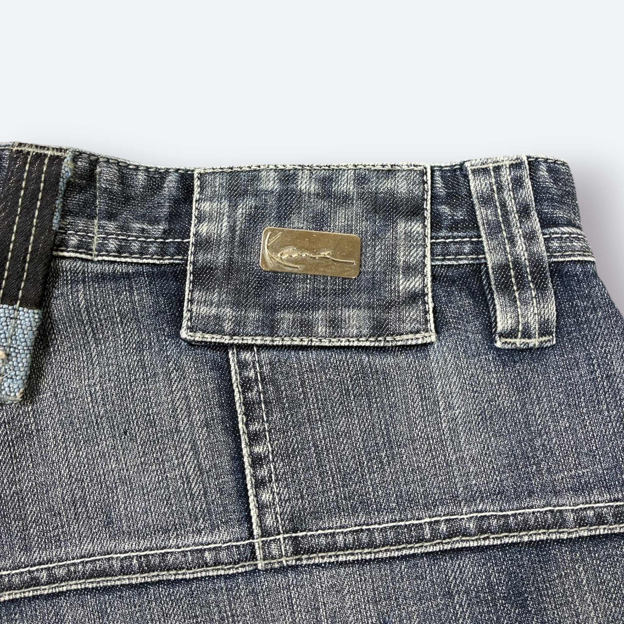 Karl Kani Vintage Jeans Shorts Blau L – Foto 3