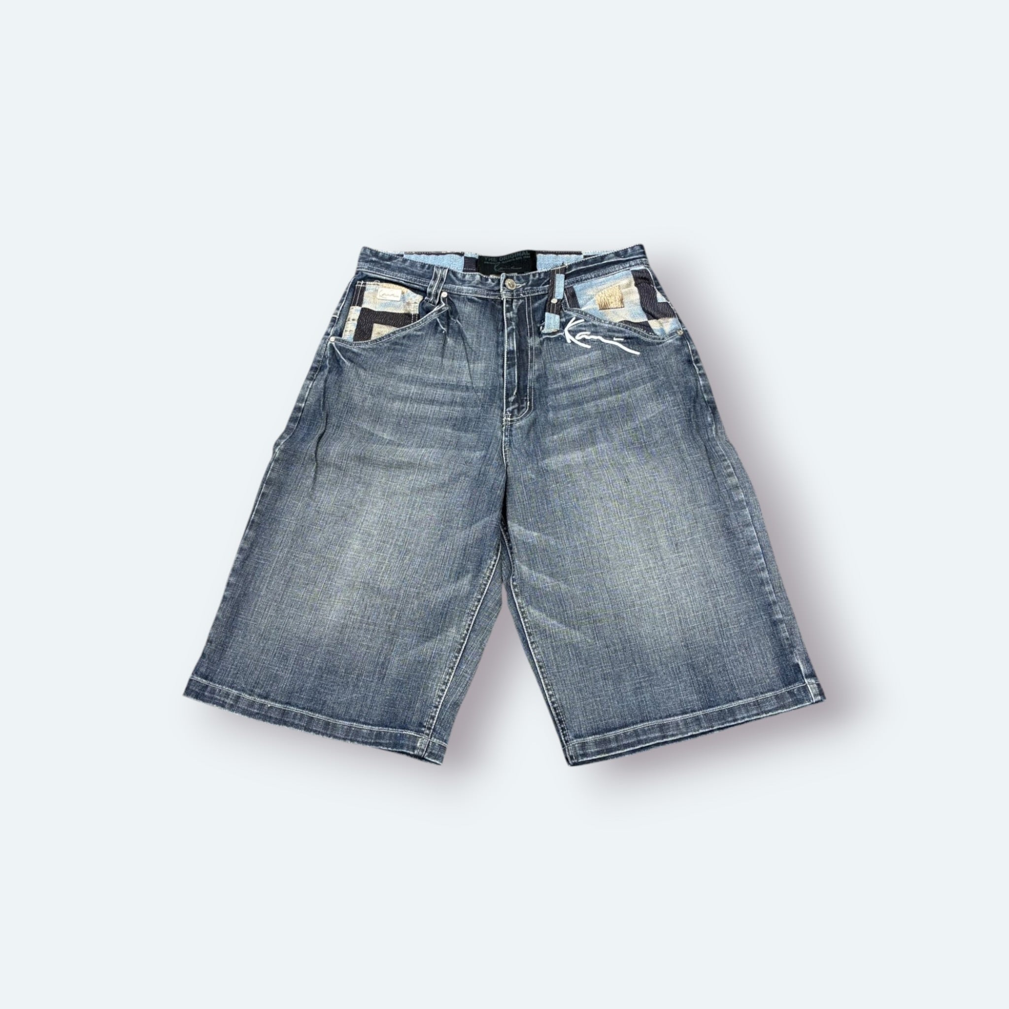 Karl Kani Vintage Jeans Shorts Blau L – Foto 6