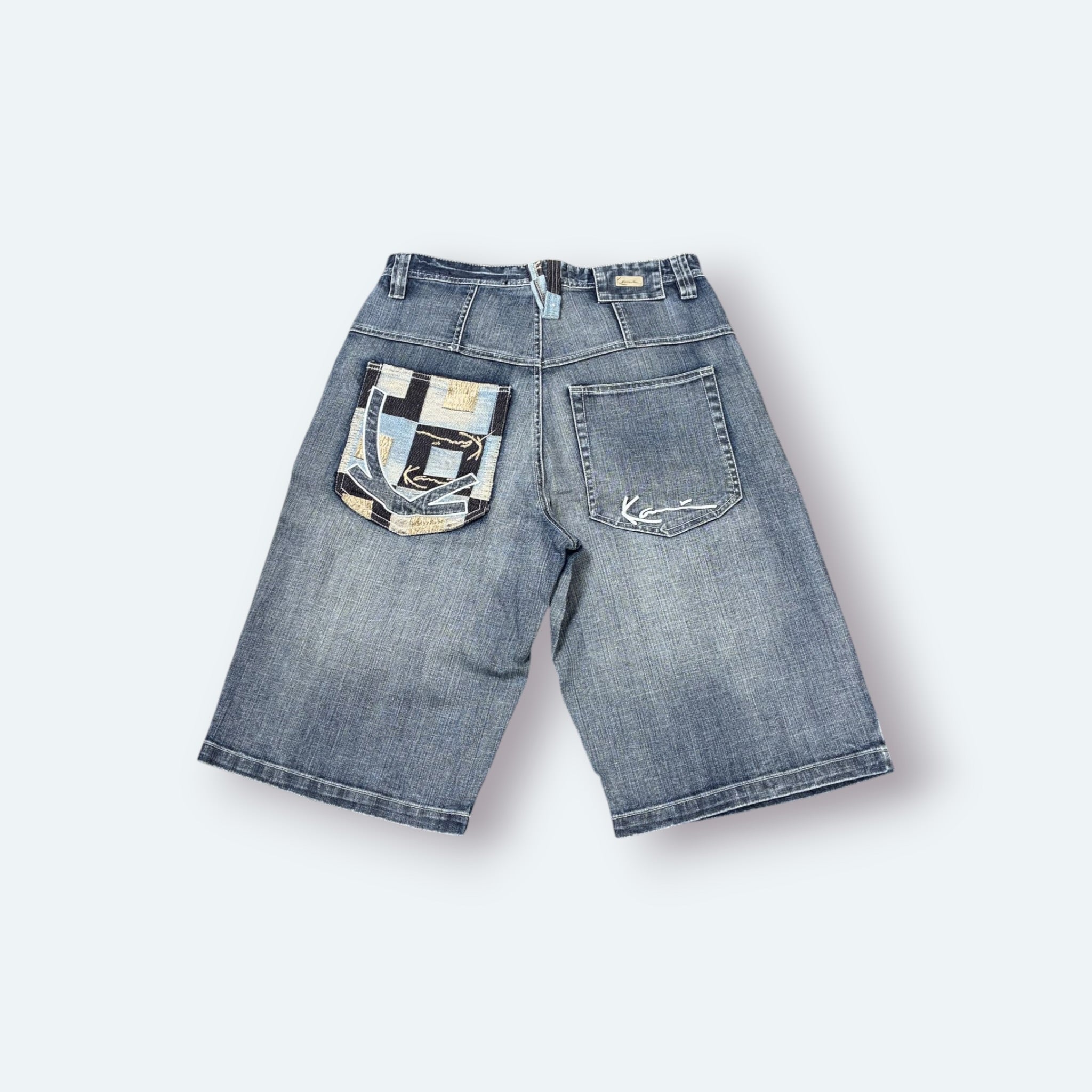 Karl Kani Vintage Jeans Shorts Blau L – Foto 7