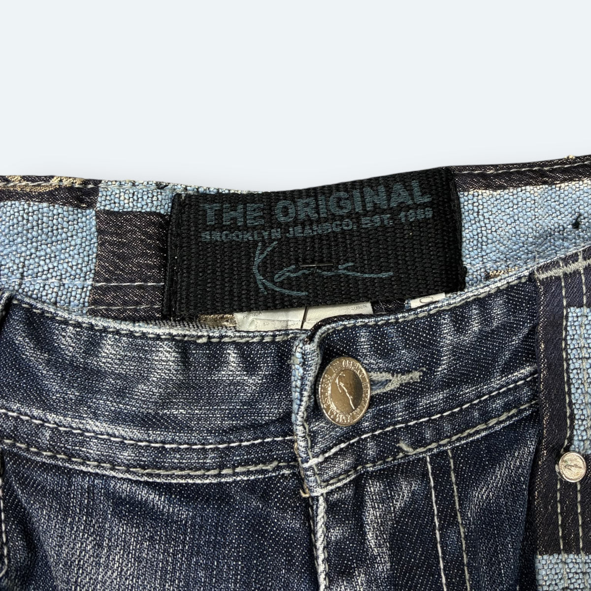 Karl Kani Vintage Jeans Shorts Blau L – Foto 8