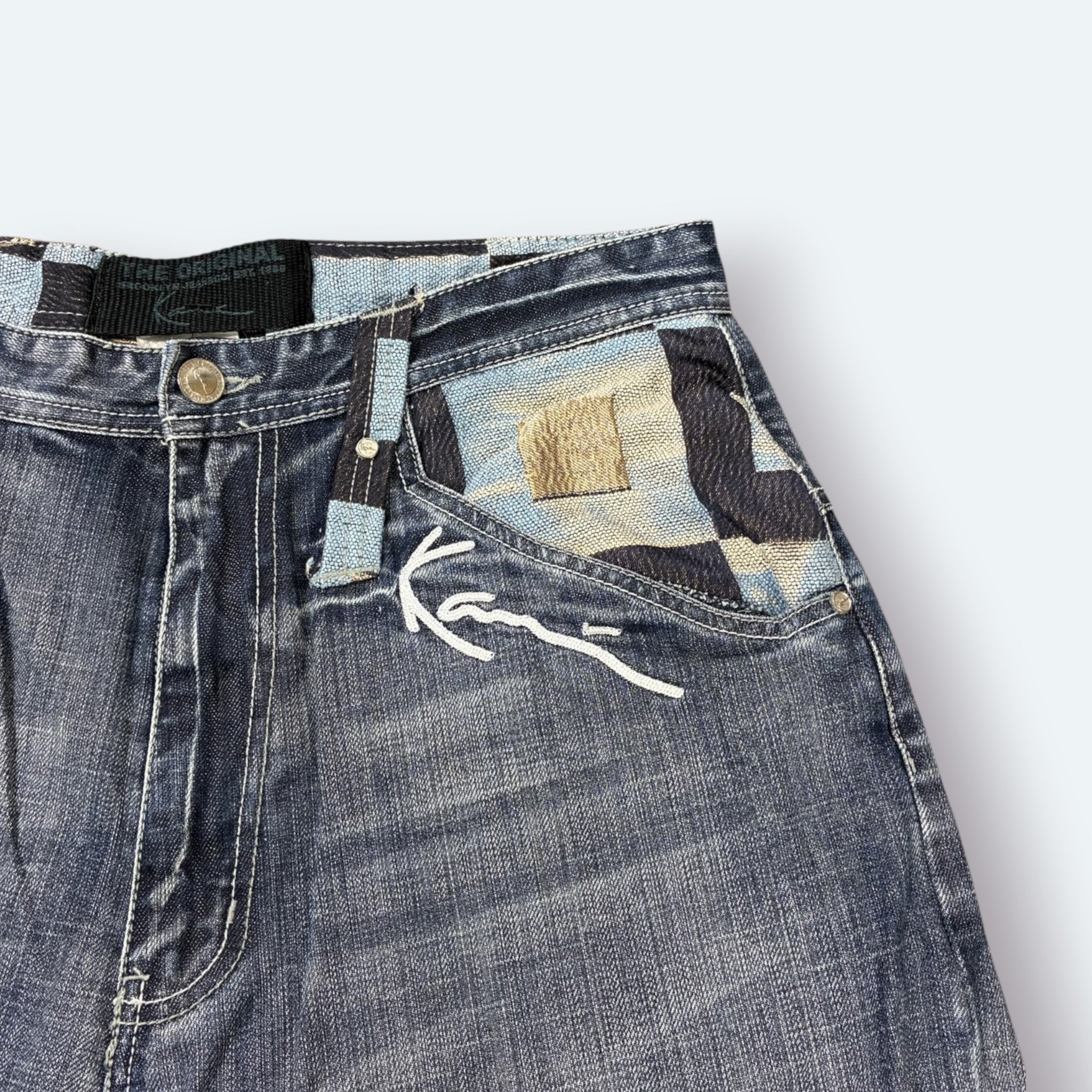Karl Kani Vintage Jeans Shorts Blau L – Foto 9