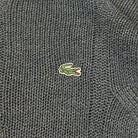 Lacoste Vintage Strickpullover Zopfmuster Blau L – Foto 3