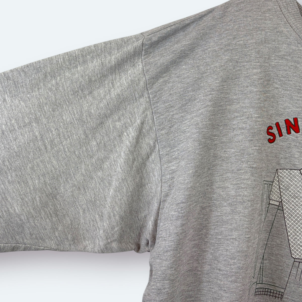 Lacoste Vintage Sweater Graphic Print Grau L – Foto 6