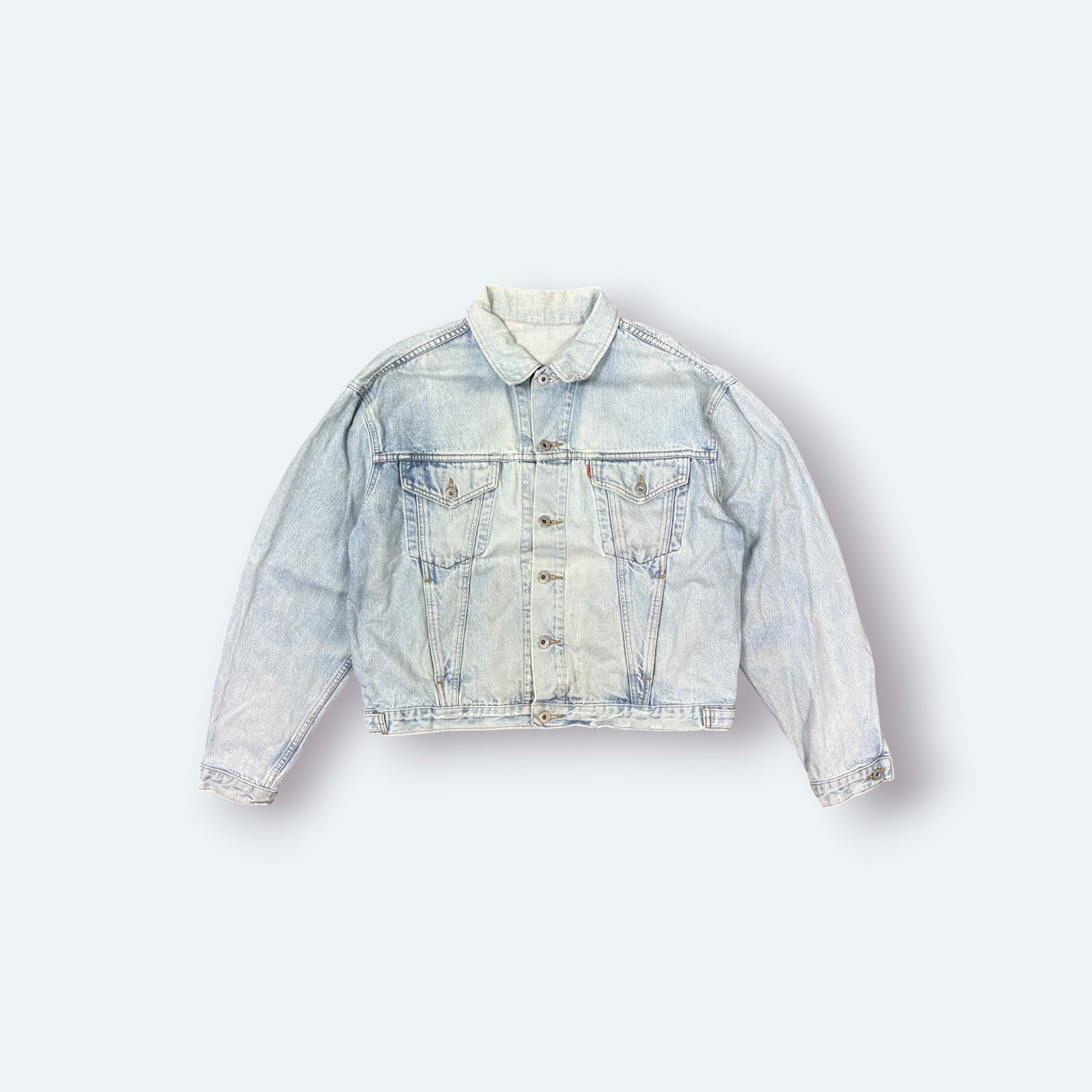 Levis Vintage Jeans Jacke Blau L