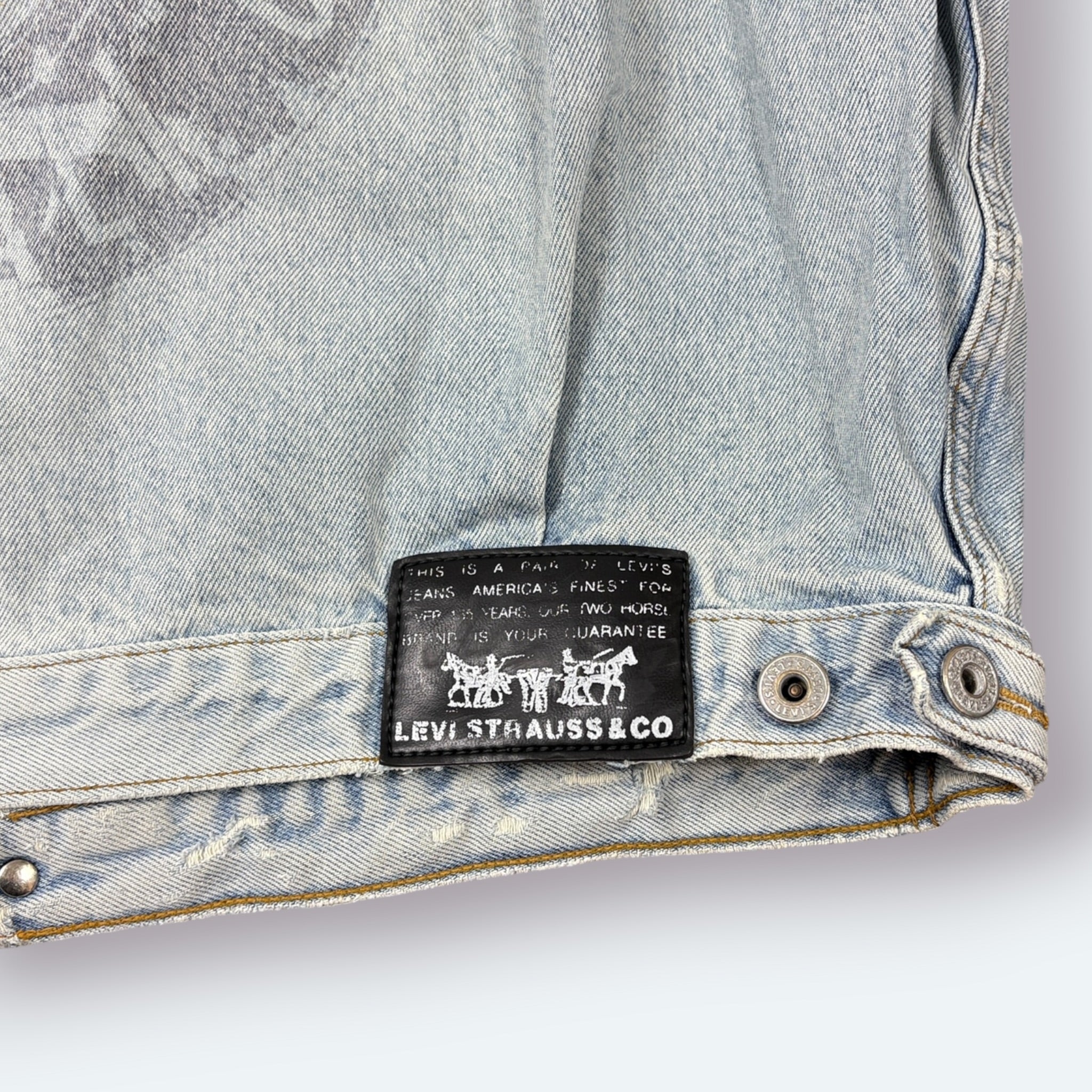 Levis Vintage Jeans Jacke Blau L – Foto 8