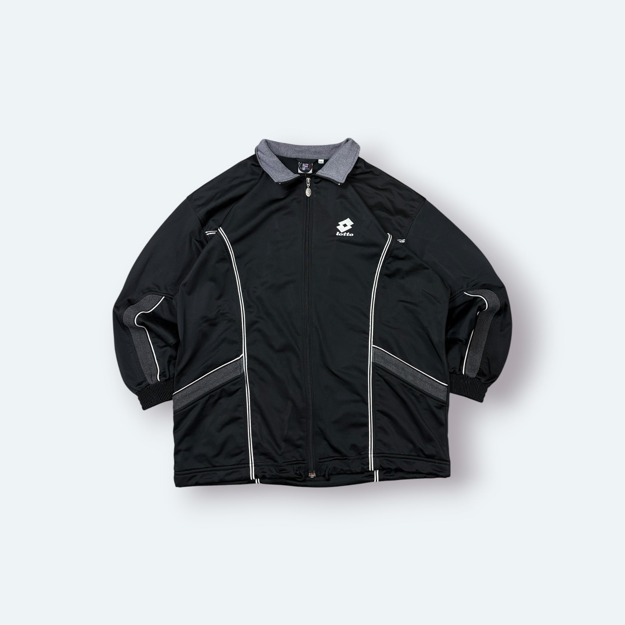 Lotto Vintage Trainingsjacke Schwarz XXL