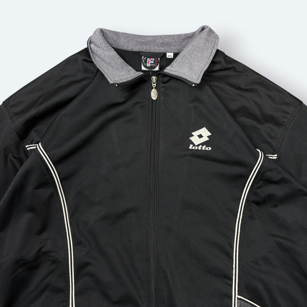 Lotto Vintage Trainingsjacke Schwarz XXL – Foto 2