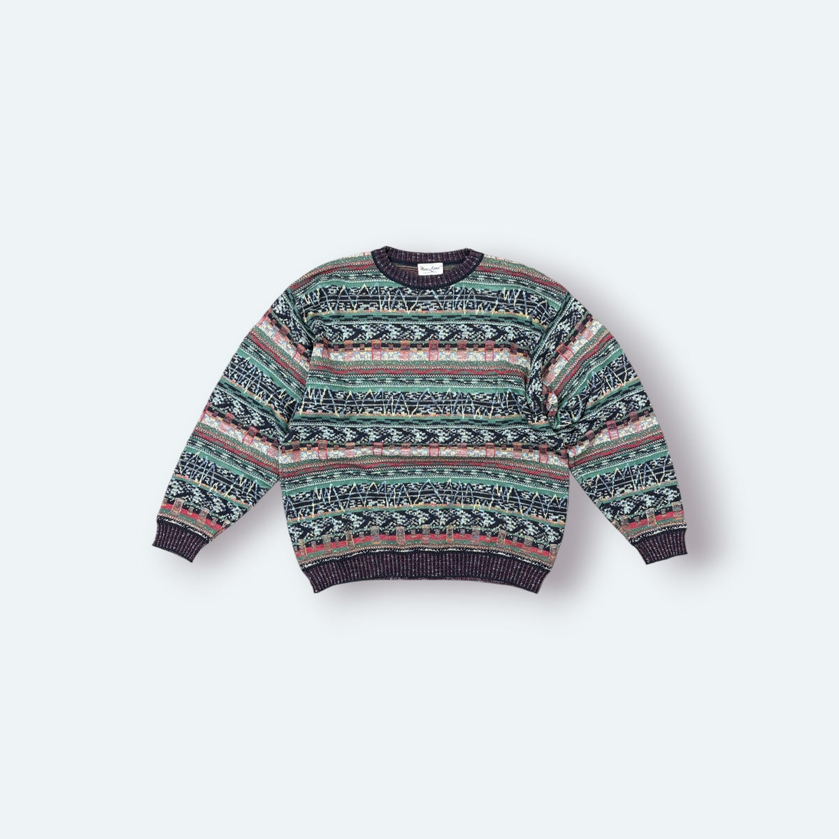 Marc René Vintage Strickpullover Bunt L