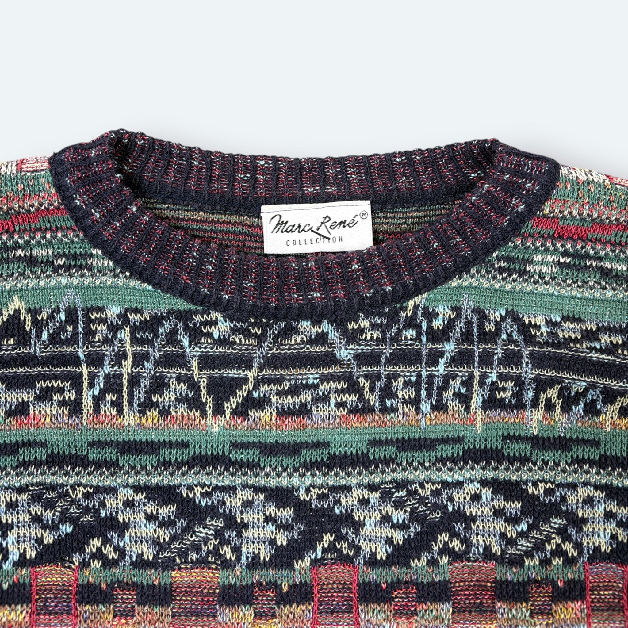 Marc René Vintage Strickpullover Bunt L – Foto 4
