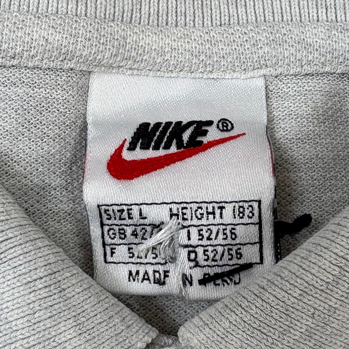 Nike Vintage Polo Grau L – Foto 4