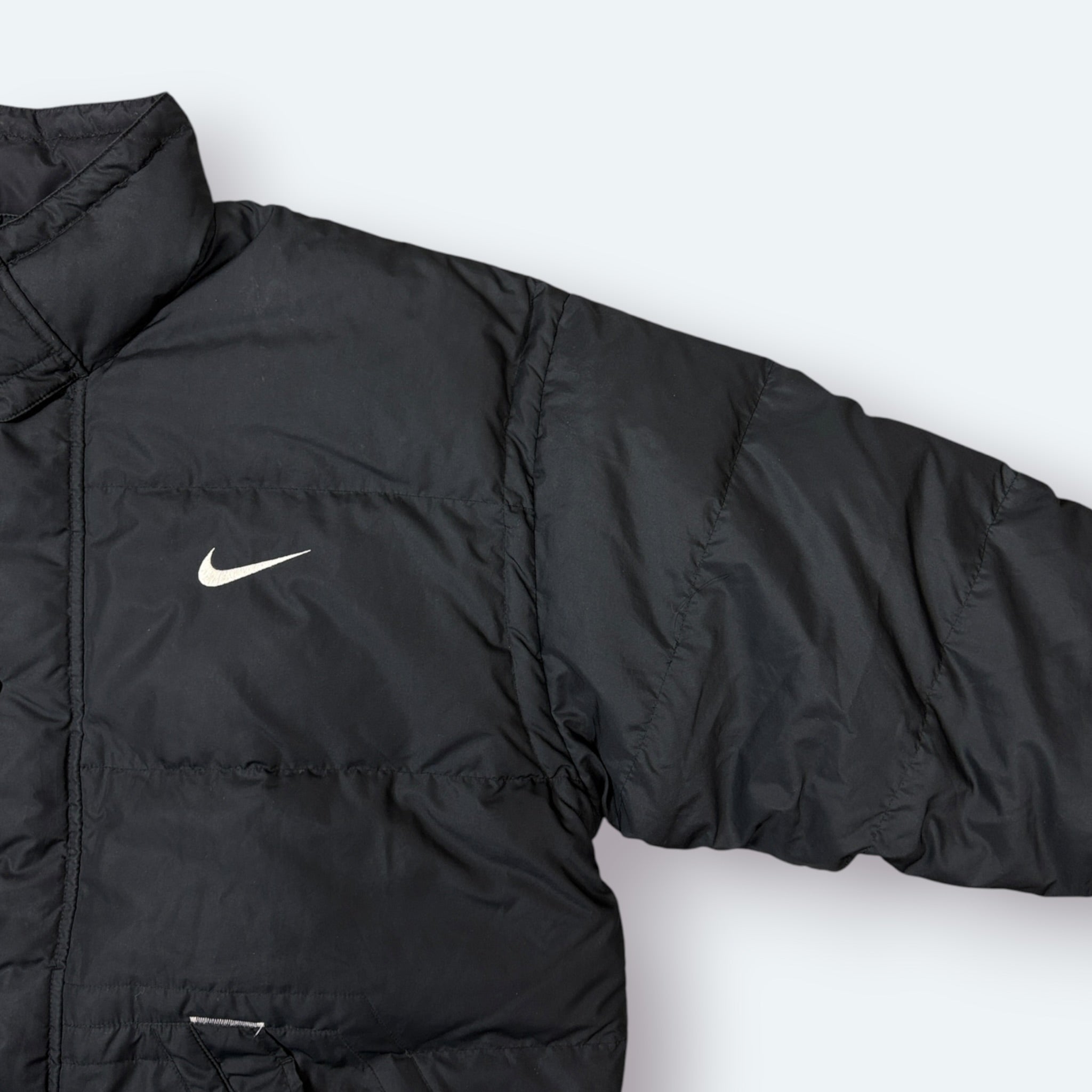 Nike Vintage Puffer Jacke Schwarz M – Foto 4