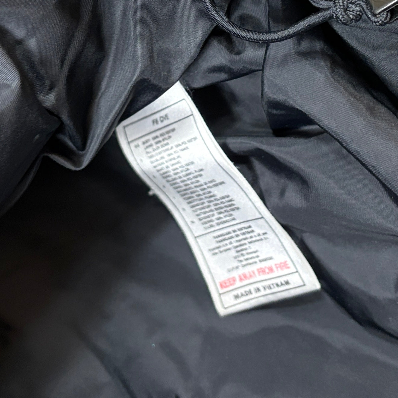 Nike Vintage Puffer Jacke Schwarz M – Foto 6