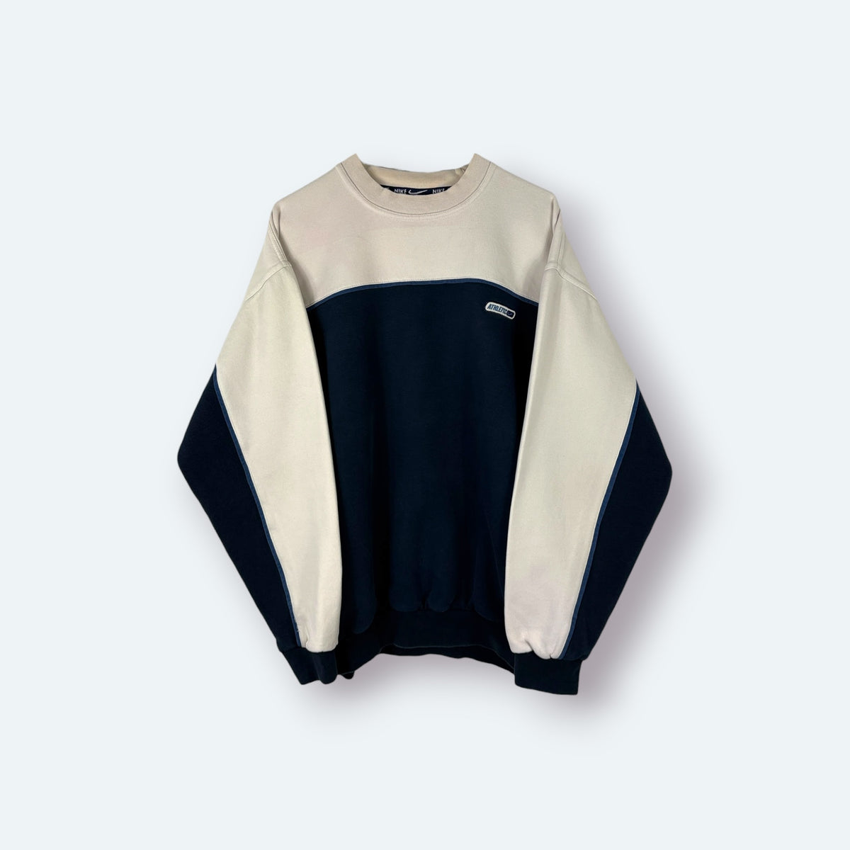 Nike Vintage Sweater Blau Beige XL