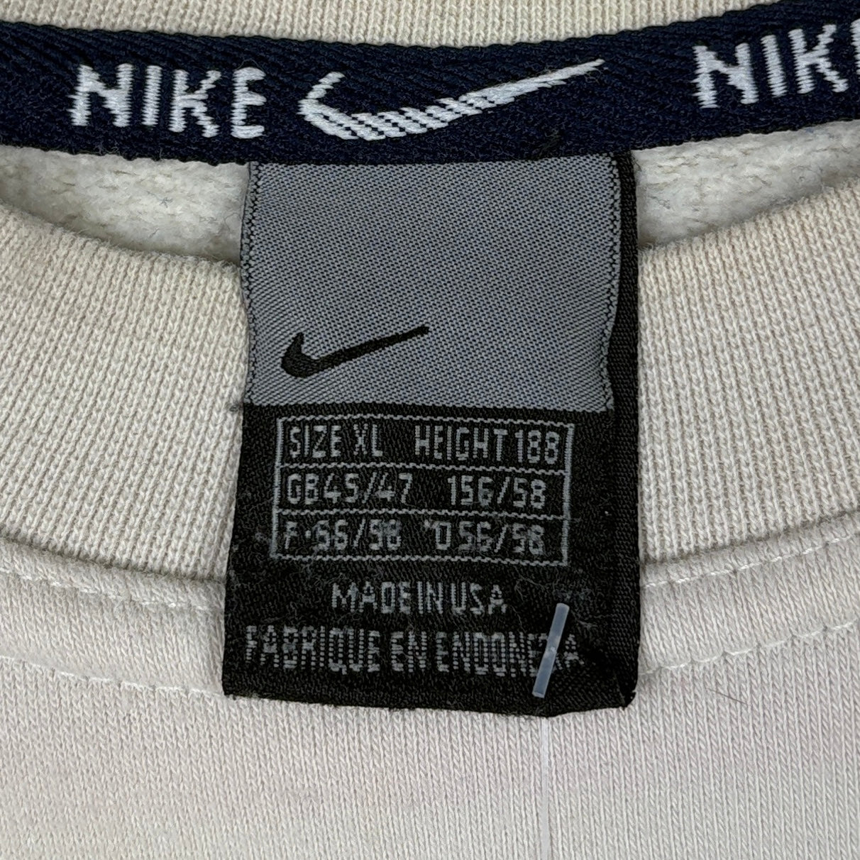 Nike Vintage Sweater Blau Beige XL – Foto 5