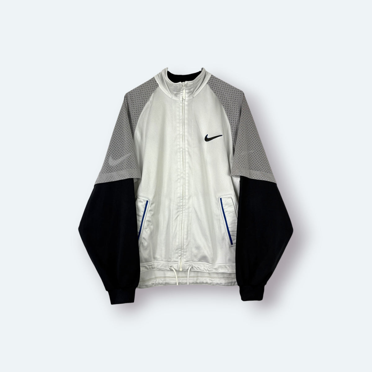 Nike Vintage Trainingsjacke Weiß S