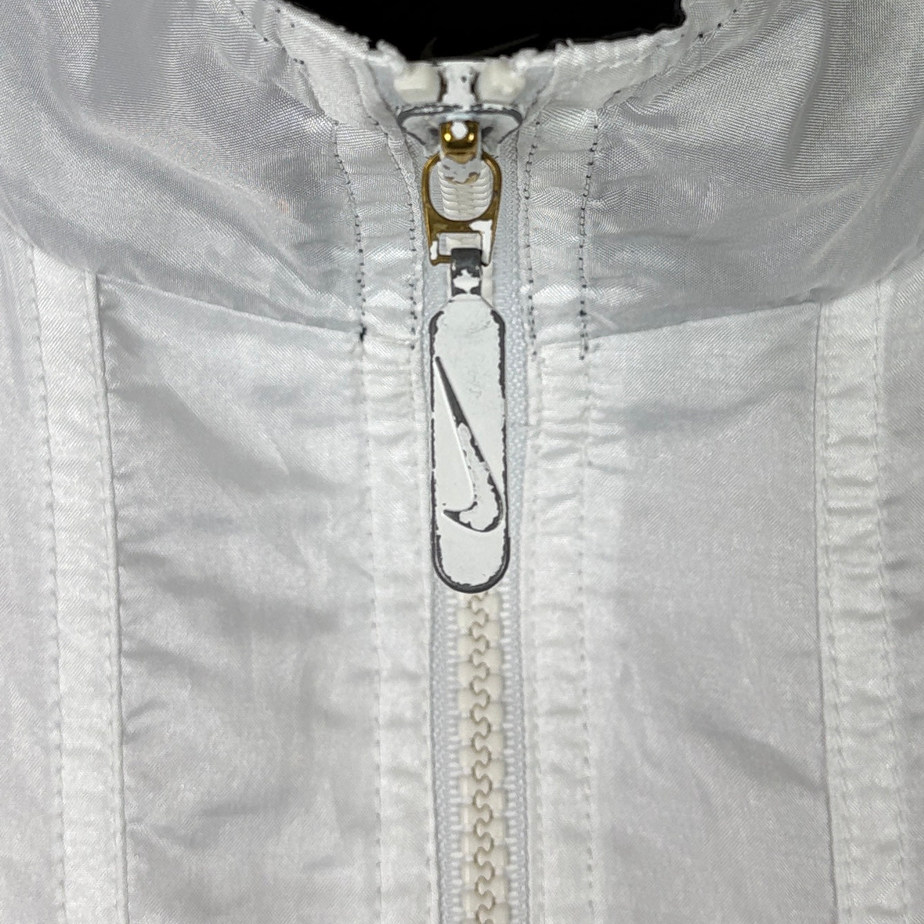 Nike Vintage Trainingsjacke Weiß XL – Foto 5