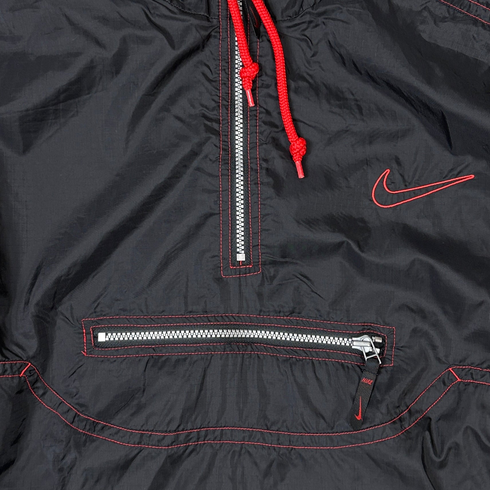 Nike Vintage Windbreaker Schwarz L – Foto 2