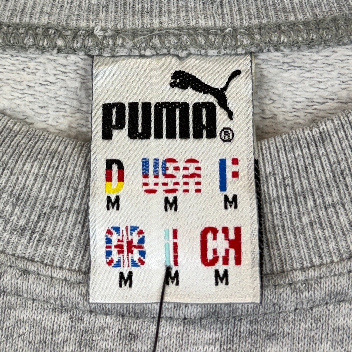Puma Vintage Sweater Logo Grau M – Foto 3
