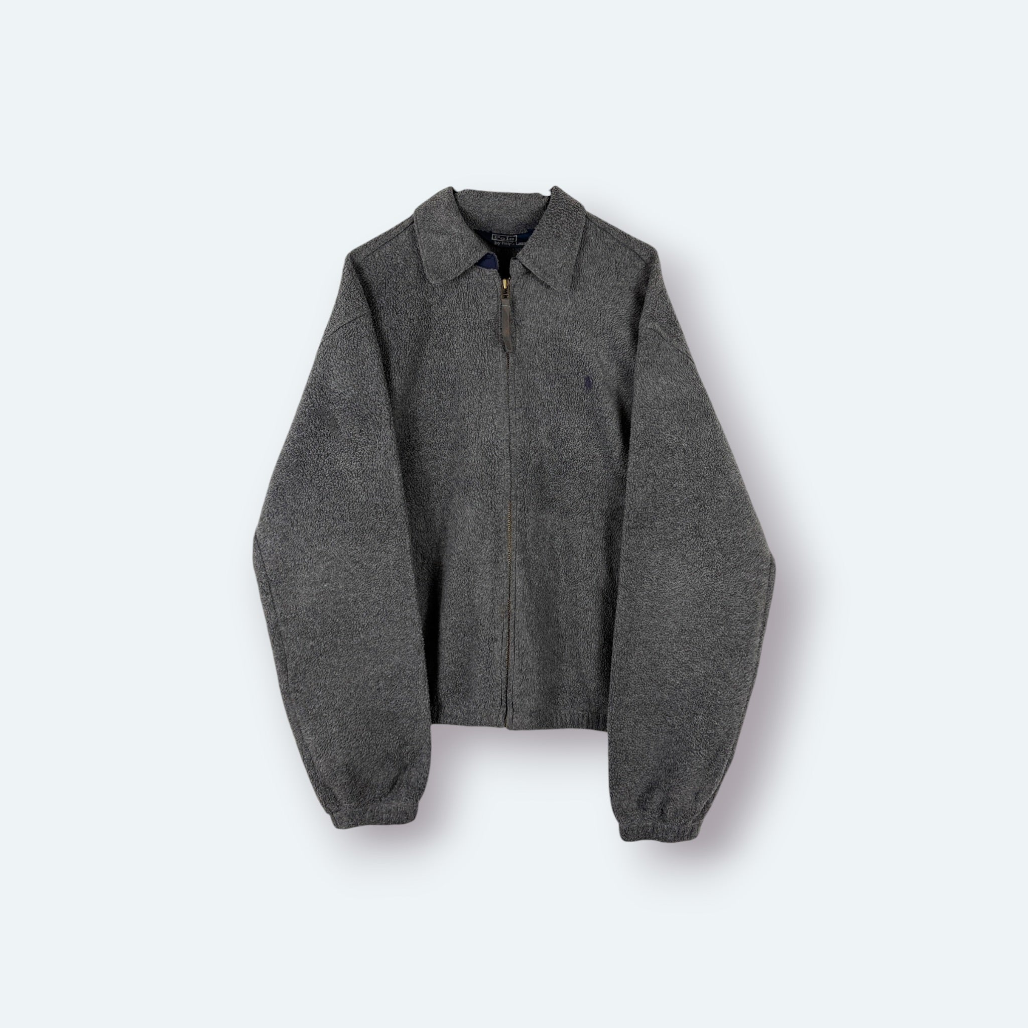 Ralph Lauren Vintage Fleece Jacke Grau M