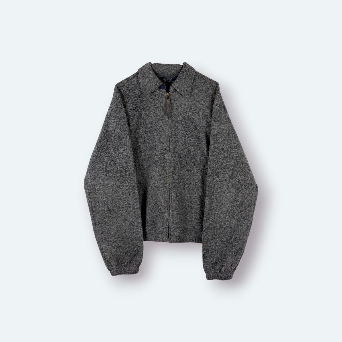 Ralph Lauren Vintage Fleece Jacke Grau M