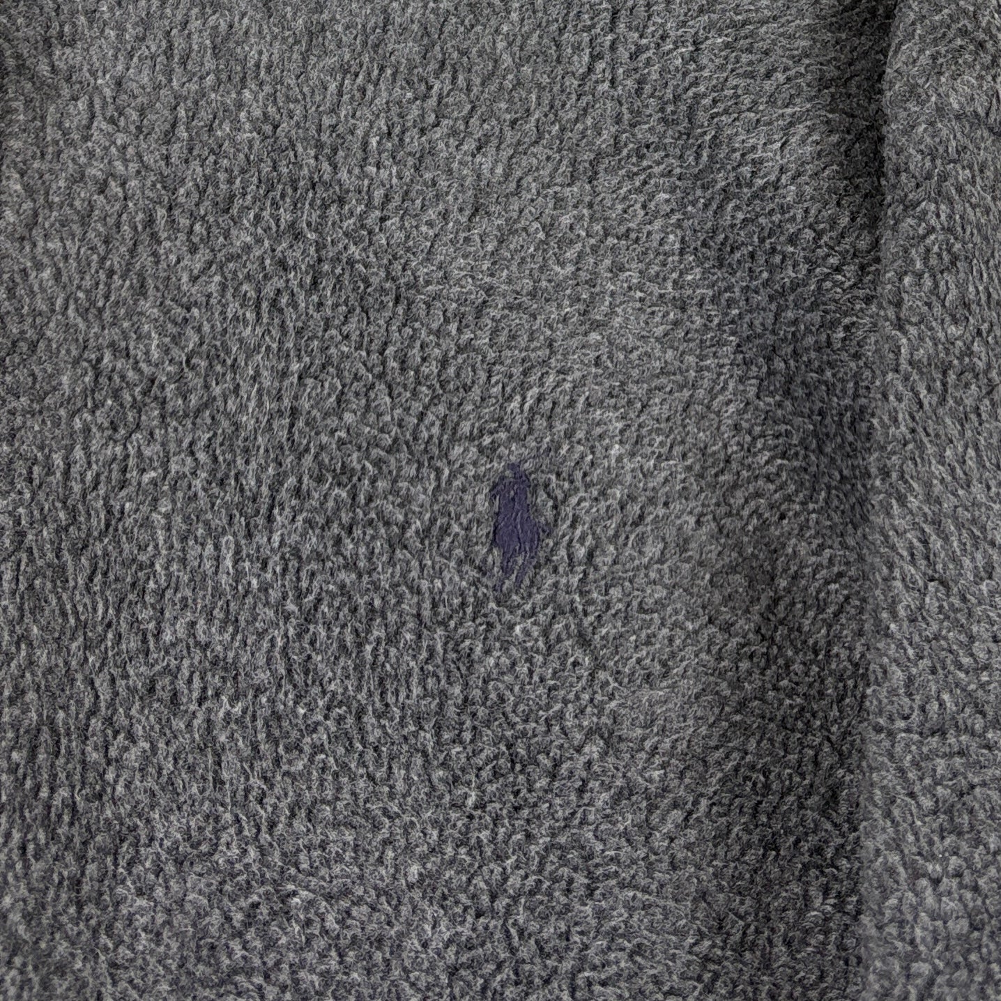 Ralph Lauren Vintage Fleece Jacke Grau M – Foto 2