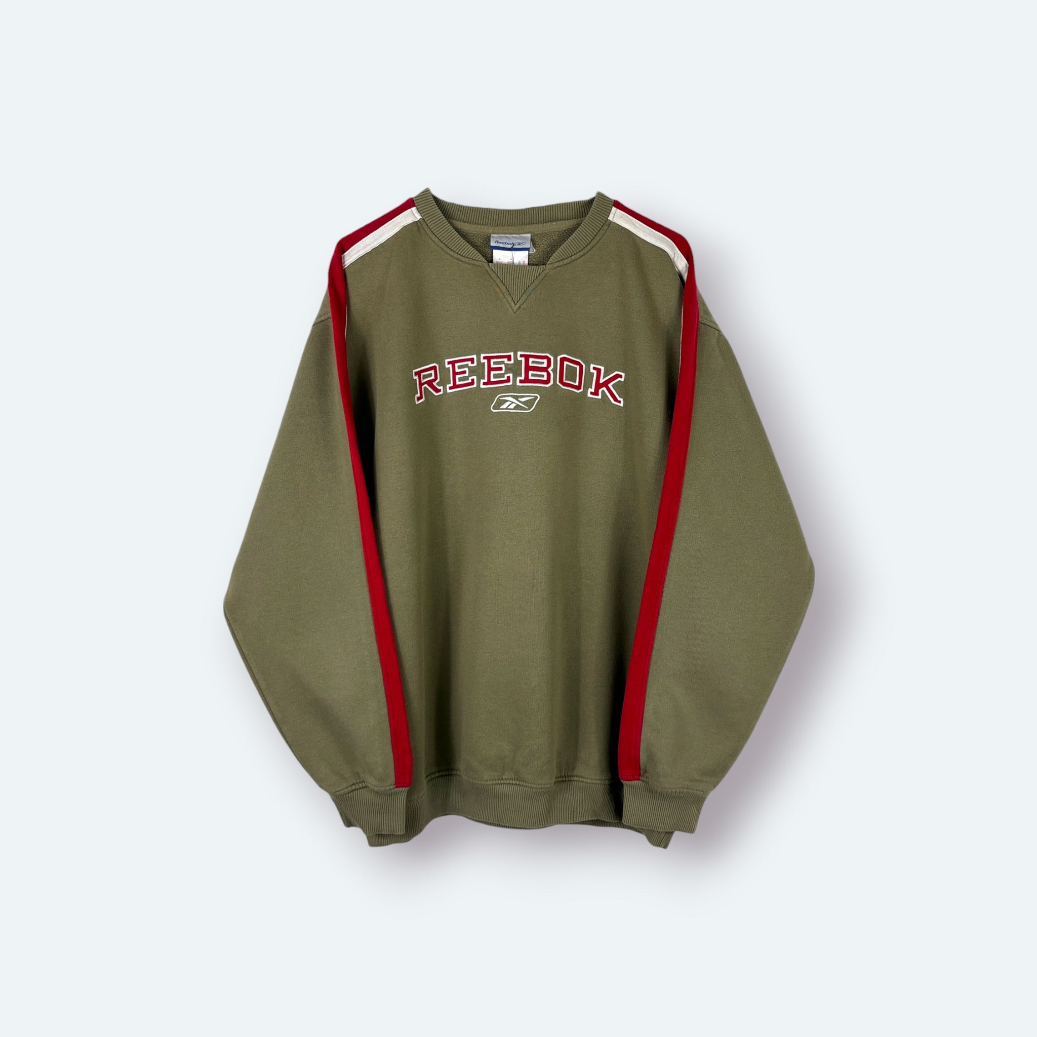 Reebok Vintage Sweater Streifen Grün M