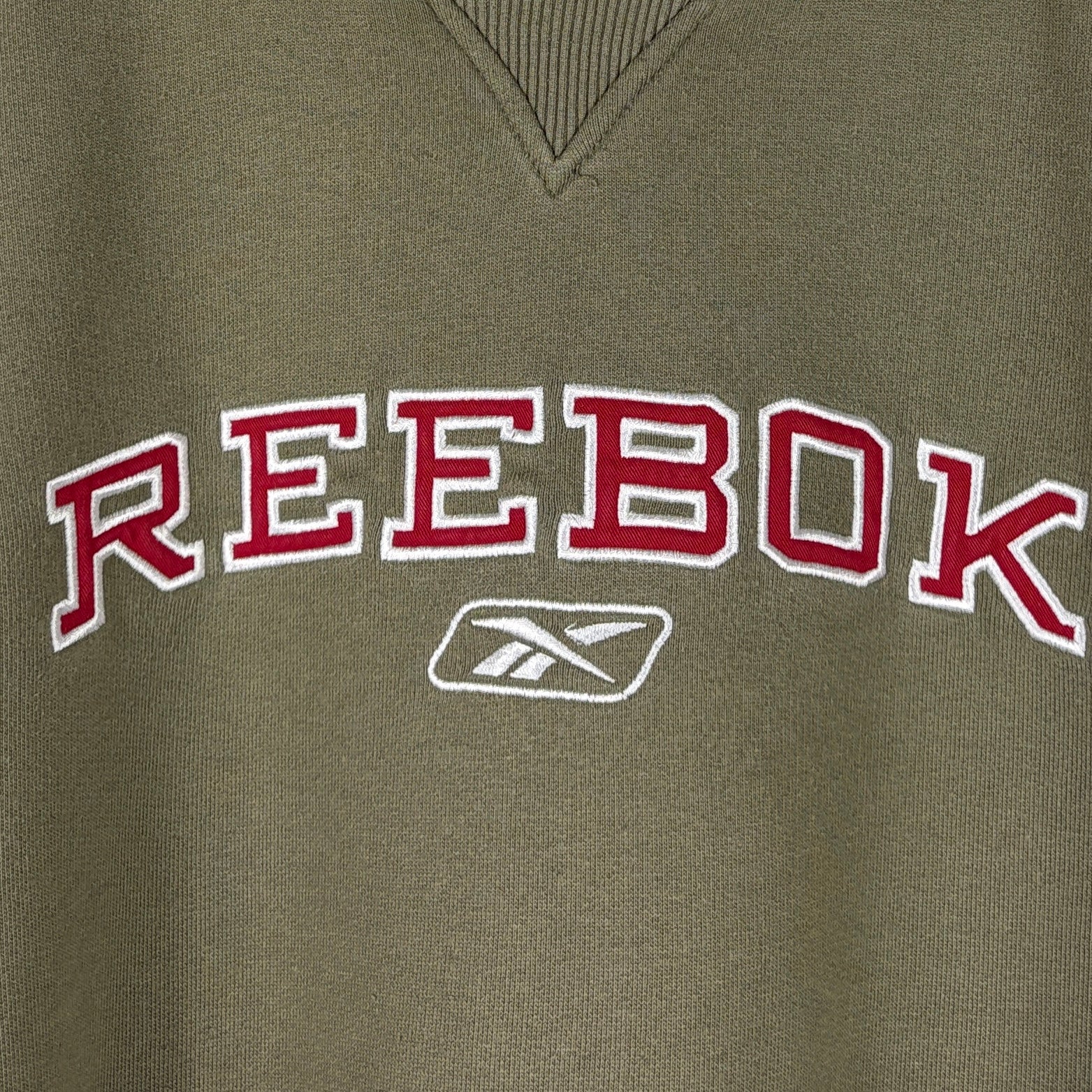 Reebok Vintage Sweater Streifen Grün M – Foto 2