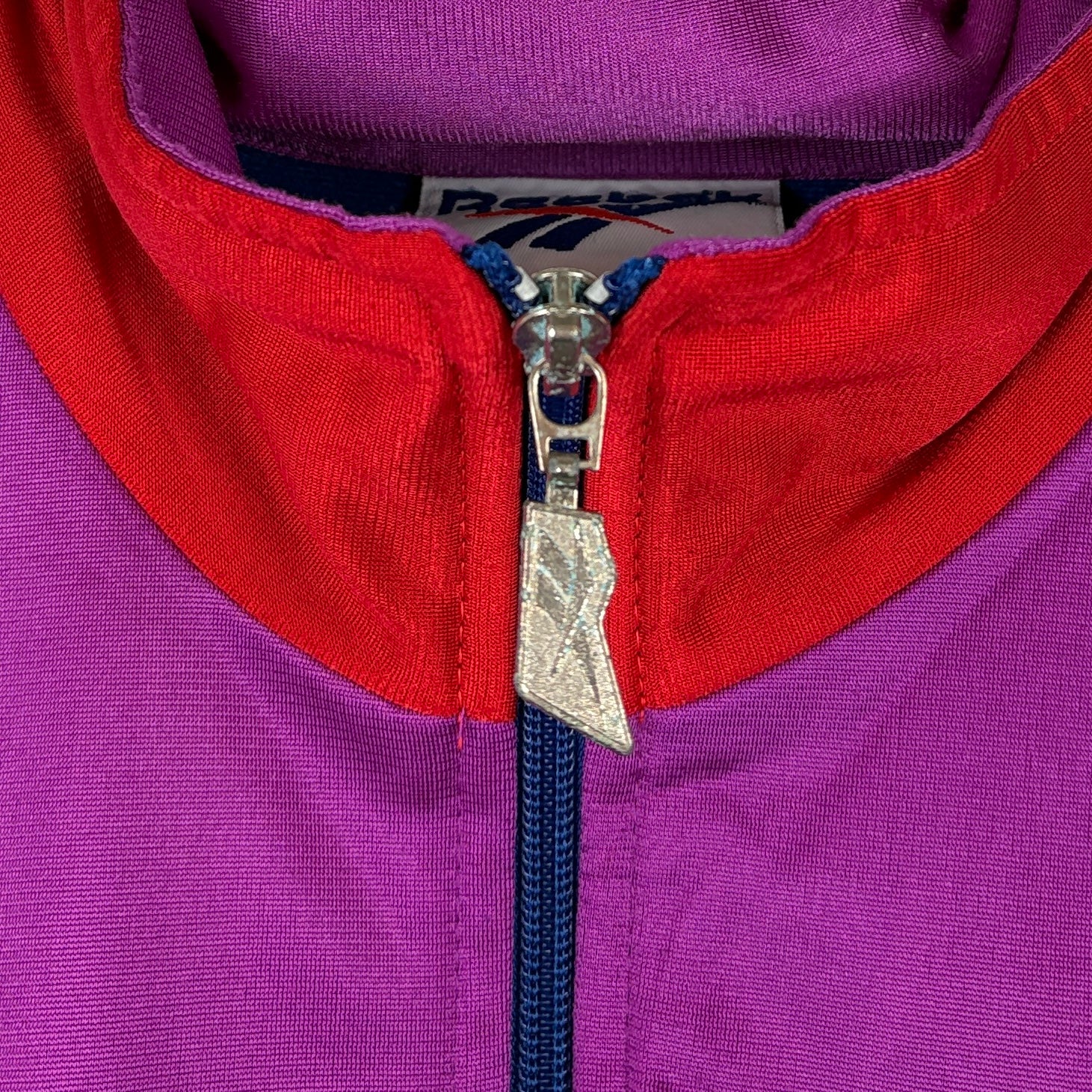 Reebok Vintage Trainingsjacke Colorblock Pink L – Foto 3