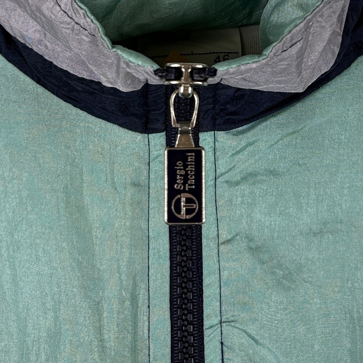 Sergio Tacchini Vintage Trainingsjacke Blau 46 – Foto 4