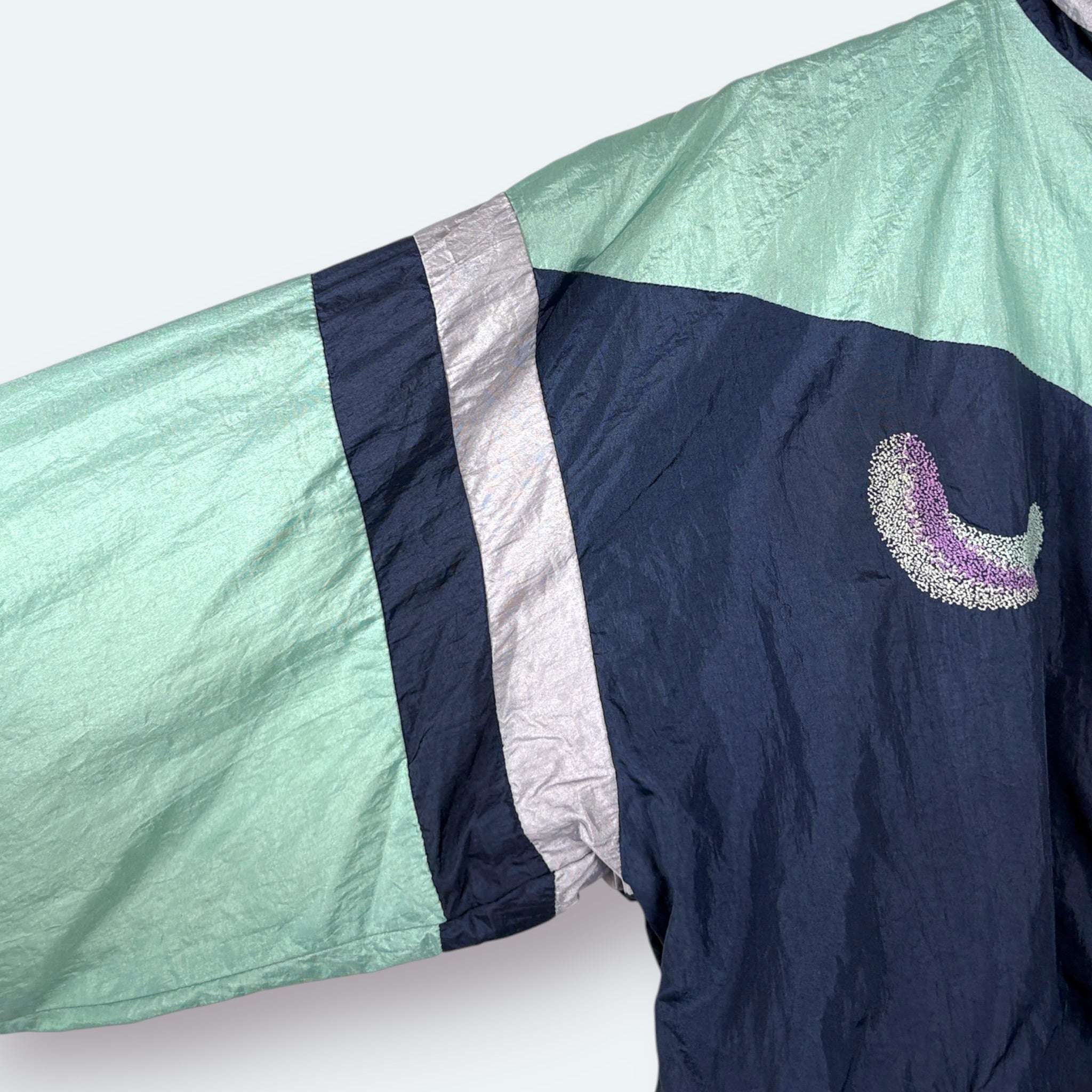 Sergio Tacchini Vintage Trainingsjacke Blau 46 – Foto 6
