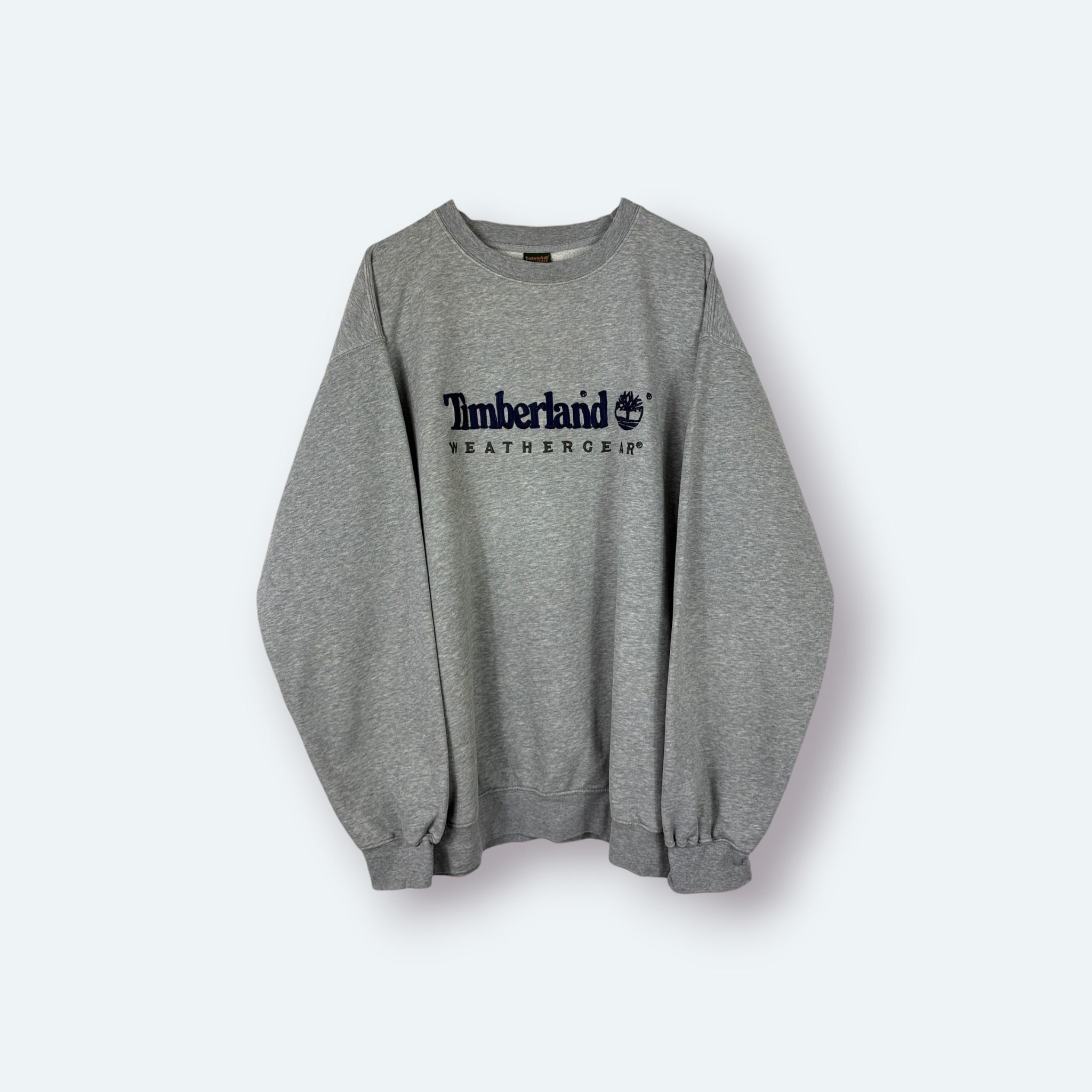 Timberland Vintage Sweater Big Logo Grau L